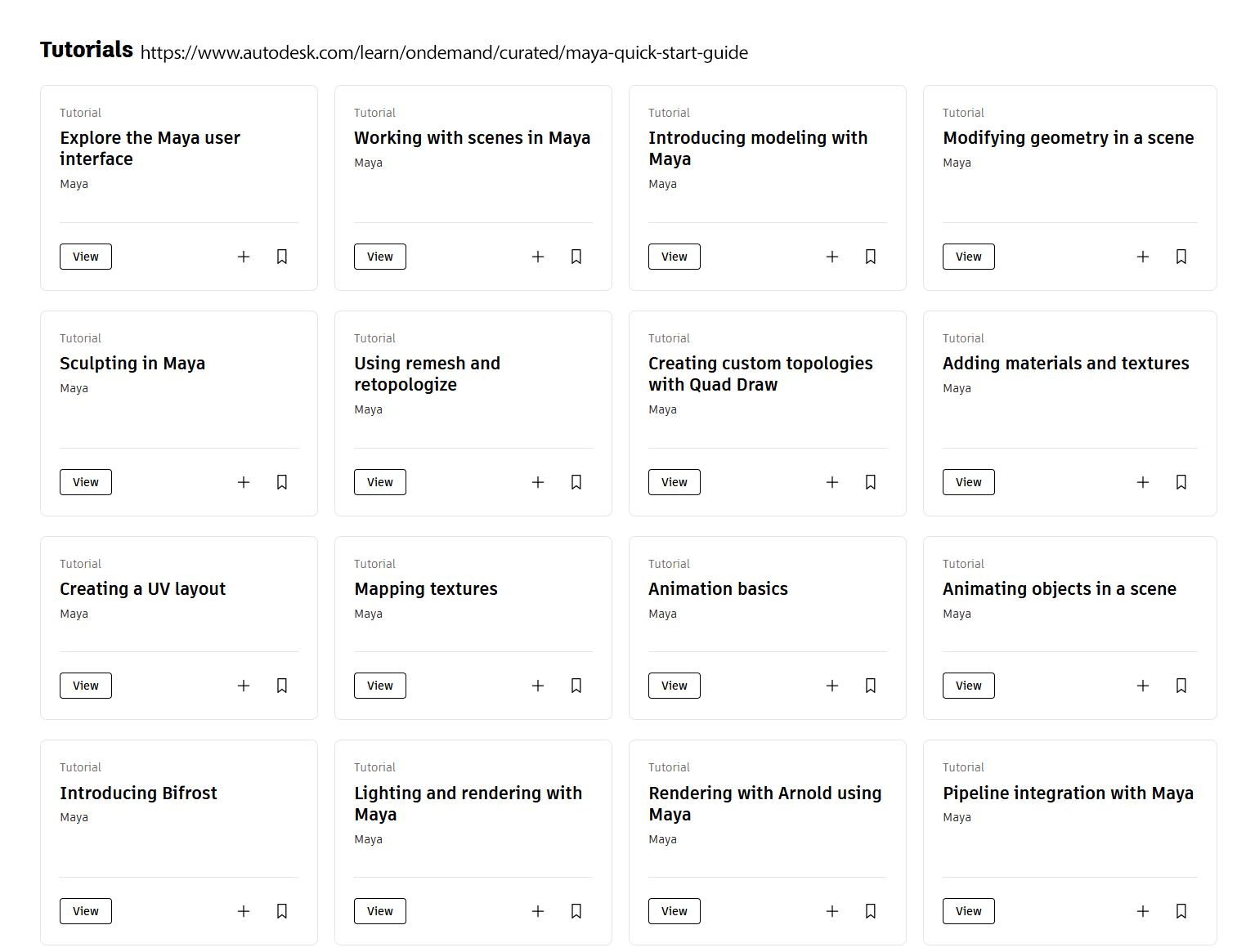 Maya_lists